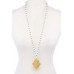 Designer Multi Bead Pendant Necklace - Designer Style - CC-51710