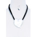 Style Triple Heart Pendant Necklace And Earring Set - Designer Style - CC-51784