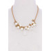 Black And Gold Balls featuring Tassel Statement Necklace - Designer Style - CC-52091