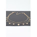 Triple Round Charm Linked Necklace - CC-WH2000894