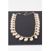 Double Link Linked Choker Necklace - CC-WH2001382