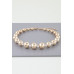 Crystal-studded Beaded Choker Necklace - CC-WH2001453