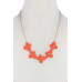 Flower Necklace - Designer Style - CC-40412