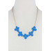 Flower Necklace - Designer Style - CC-40412