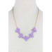 Flower Necklace - Designer Style - CC-40412