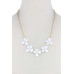 Flower Necklace - Designer Style - CC-40412