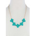 Flower Necklace - Designer Style - CC-40412