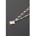 Double Pearled Clover Necklace - Designer Style - CC-WH2000872