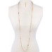 Beaded Style Long Necklace And Earring Set - Designer Style - CC-39455