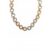 Style Alloy Two Tone Necklace - CC-54199