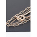 Triple Toggle Linked Necklace - CC-WH2001321