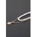 Double Jeweled Clover Necklace - Designer Style - CC-WH2000720