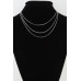 Triple Sleek Linked Necklace - CC-WH2001151
