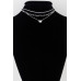 Triple Jeweled Choker Necklace - Designer Style - CC-WH2001318