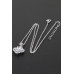 Bejeweled Cubic Zirconia Clover Necklace - Designer Style - CC-WH2001463