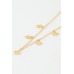 Triple Clover Charm Necklace - Designer Style - CC-WH2001152
