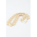 Hammered Sea Shell Charm Necklace - Designer Style - CC-WH2001153