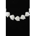 Hammered Sea Shell Charm Necklace - Designer Style - CC-WH2001153