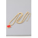 Contemporary Clover Charm Beaded Necklace - CC-WH2001055