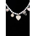 Vintage Heart Charms Necklace - Designer Style - CC-WH2000948