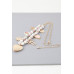 Vintage Heart Charms Necklace - Designer Style - CC-WH2000948
