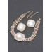 Crystal-studded Necklace Set - CC-WH2001353
