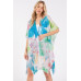 Watercolor Flower Print Kimono - Designer Style - CC-WH2001853
