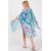 Abstract Print Silky Feel Kimono - Designer Style - CC-WH2001846