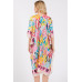 Multi Colored Heart Print Silky Feel Kimono - Designer Style - CC-WH2001848
