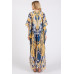 Boho Print Open Front Long Kimono - Designer Style - CC-WH2001832