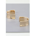 Shiny Open Hoop Earrings - CC-WH2002054