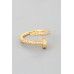Bejeweled Nail Wrap Ring