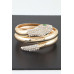 Bejeweled Snake Wrap Cuff Bracelet - CC-WH2002058