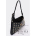 Faux Leather Eyelet Studded Shoulder Bag - CC-WH2002080