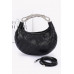 Faux Leather Braided Metal Handle Clutch - CC-WH2002085
