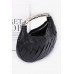 Faux Leather Braided Metal Handle Clutch - CC-WH2002085