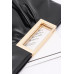 Faux Leather Metal Handle Clutch - CC-WH2002088
