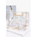Faux Leather Metal Handle Clutch - CC-WH2002088
