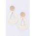 Metal And Paper Earring - CC-WH2002097