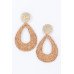 Metal And Paper Earring - CC-WH2002097