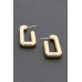 Metal Gold Dip Earring - CC-WH2002098