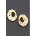 Metal Gold Dip Earring - CC-WH2002100