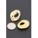 Metal Gold Dip Earring - CC-WH2002100