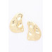 Metal Gold Dip Earring - CC-WH2002101