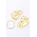 Metal Gold Dip Earring - CC-WH2002101