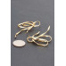 Metal Gold Dip Earring - CC-WH2002102