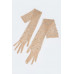 Rhinestone Mesh Long Gloves - CC-WH2002117