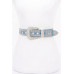 Rhinestone Metal Studded Multi Metal Belt - CC-WH2002128
