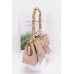 Faux Leather Ribbon Chain Handle Party Clutch - CC-WH2002138