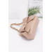 Faux Leather Ribbon Chain Handle Party Clutch - CC-WH2002138